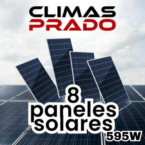 8 Paneles 595 W