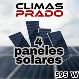 4 Paneles 595 W