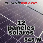 12 Paneles 545 W