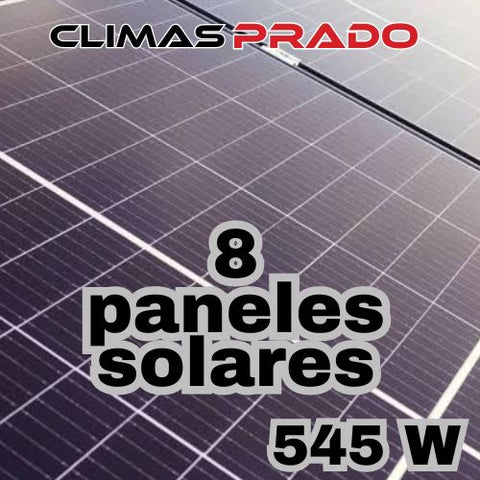 8 Paneles 545 W