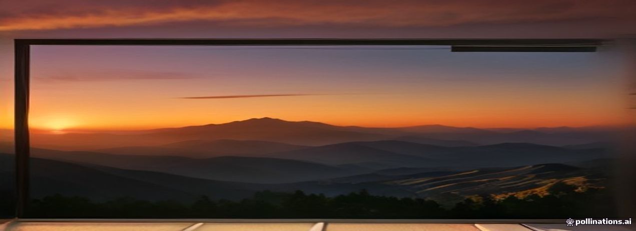 Paneles solares al atardecer